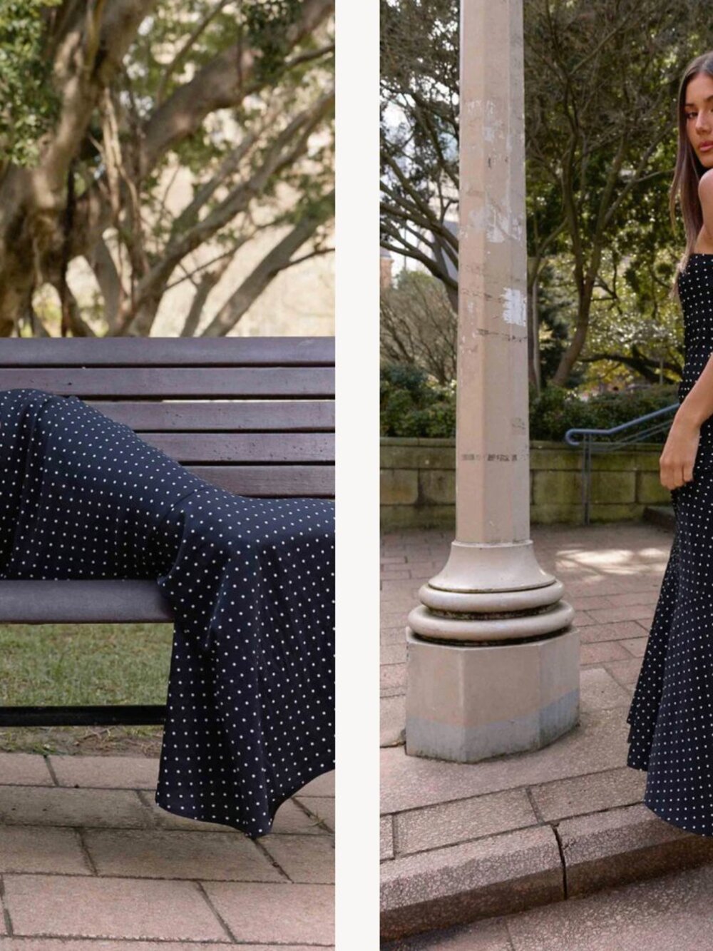 Under The Pagoda Maxi Dress in Black Polkadot - Picture 2 of 6